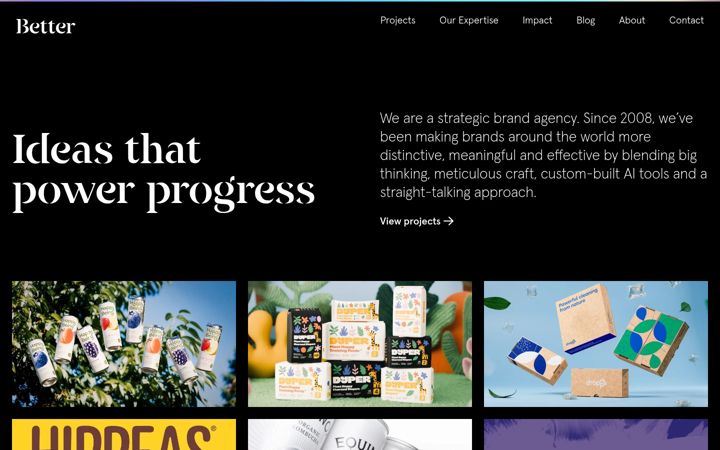 Screenshot of betterbrandagency.com