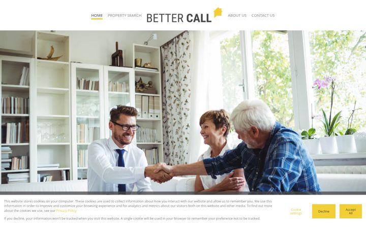 Screenshot of bettercall.co.za