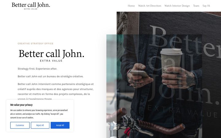 Screenshot of bettercalljohn.fr