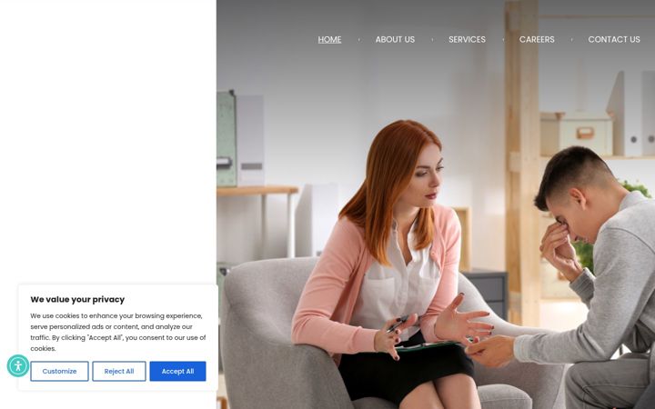 Screenshot of betterchoicepsychotherapy.com