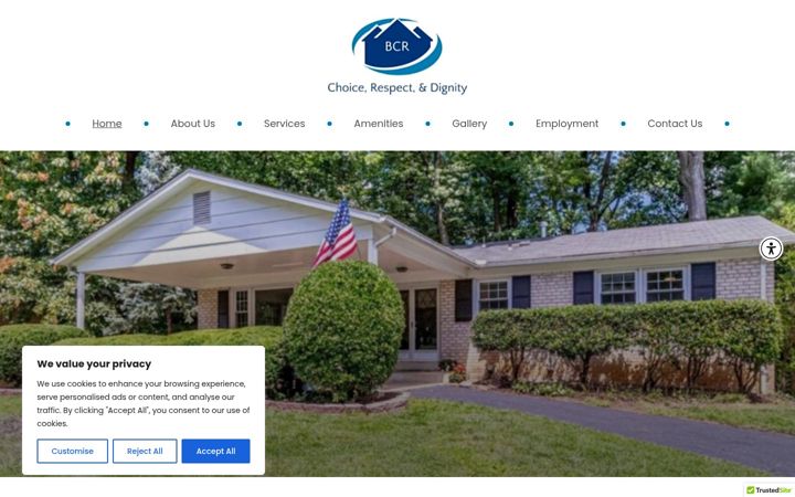 Screenshot of betterchoiceresidencies.com