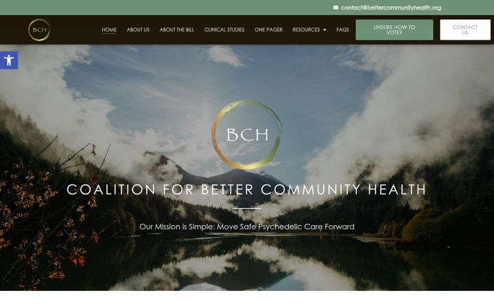 Screenshot of bettercommunityhealth.org