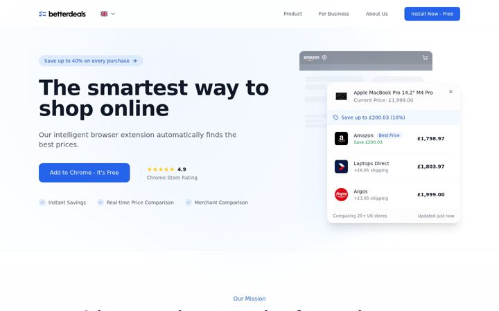 Screenshot of betterdeals.gg