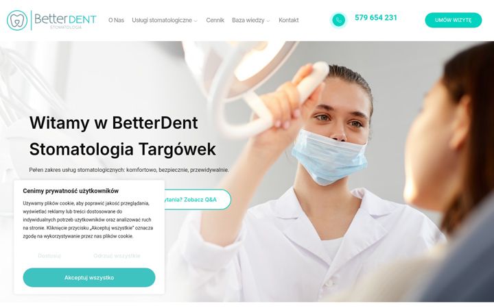 Screenshot of betterdent.pl