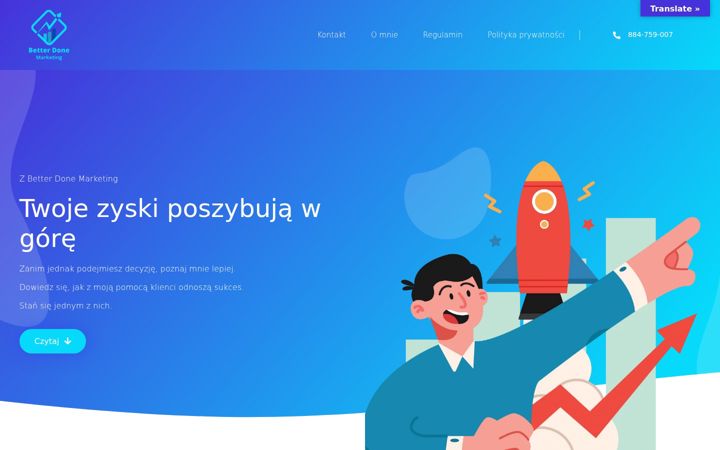 Screenshot of betterdone.eu