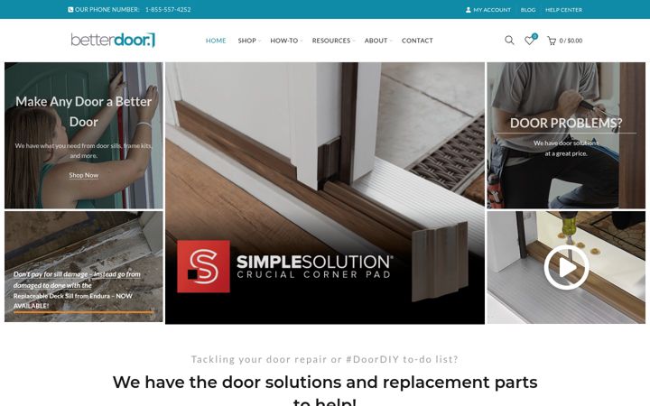 Screenshot of betterdoor.com