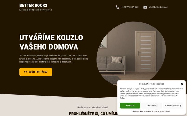 Screenshot of betterdoors.cz