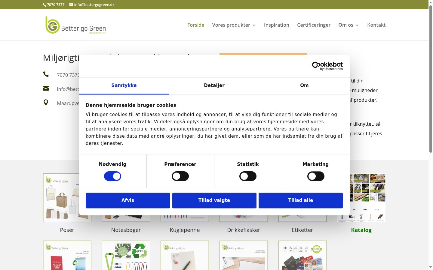 Capture d'écran de la bannière de consentement affichée avant toute interaction