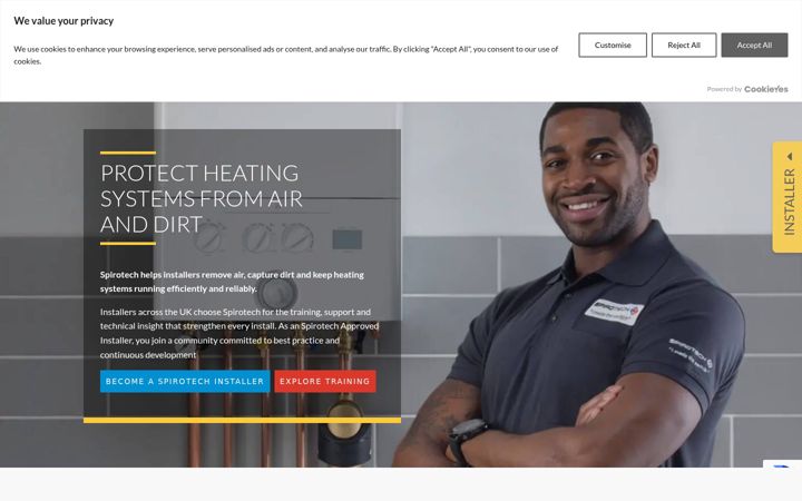 Screenshot von betterheating.co.uk