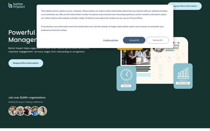 Screenshot of betterimpact.com.au