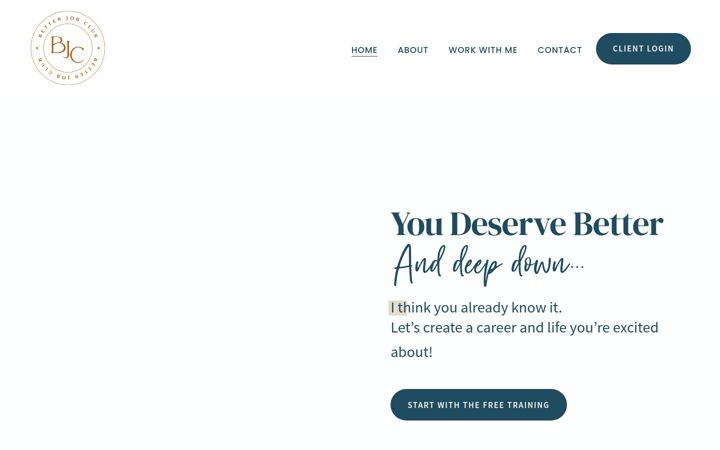 Screenshot of betterjobclub.com