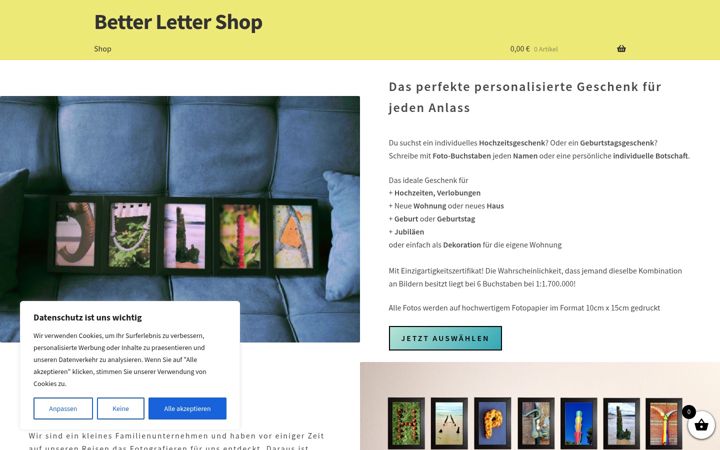 Screenshot of betterlettershop.com