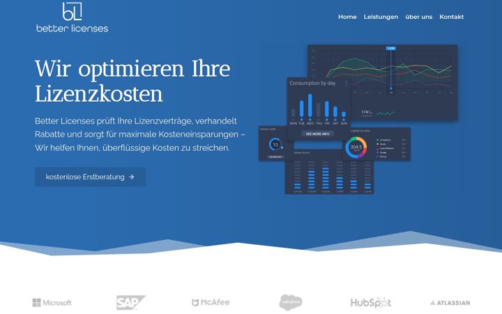 Skjermbilde av betterlicenses.de