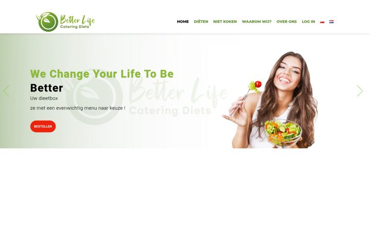 Skjermbilde av betterlifecatering.nl