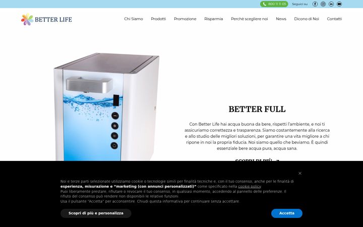 Screenshot of betterlifeitalia.it