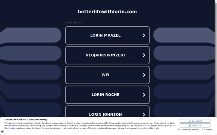 Screenshot of betterlifewithlorin.com