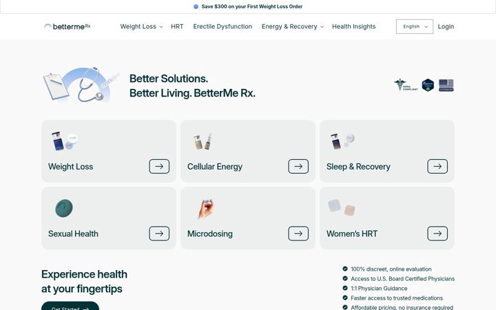 Screenshot of bettermerx.com