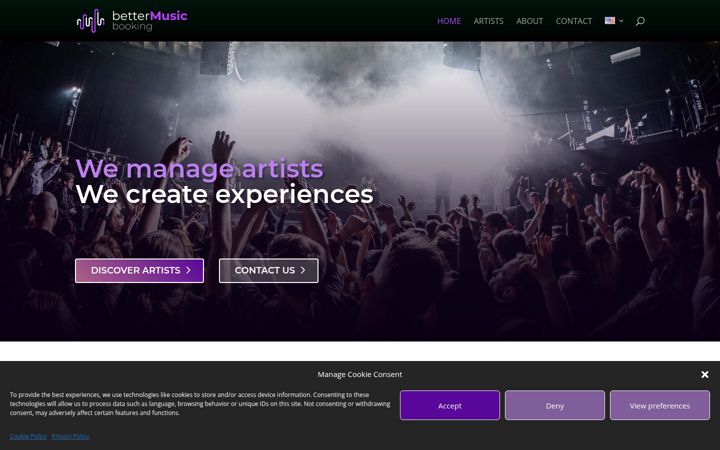 Screenshot of bettermusic.ch