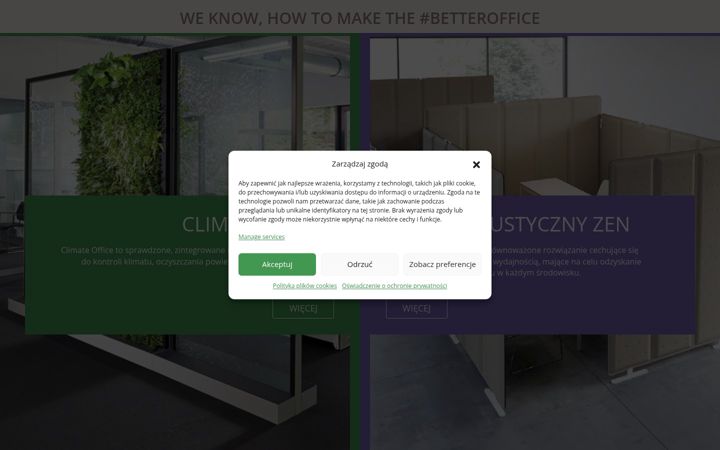 Screenshot of betteroffice.eu