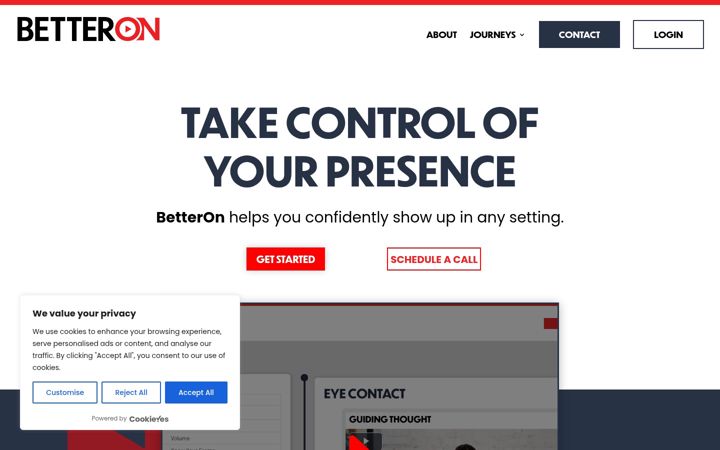 Screenshot of betteron.com