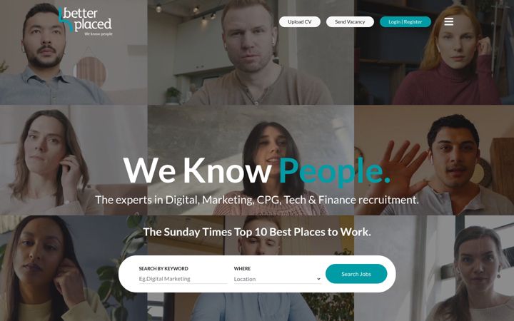 Screenshot of betterplaced.com