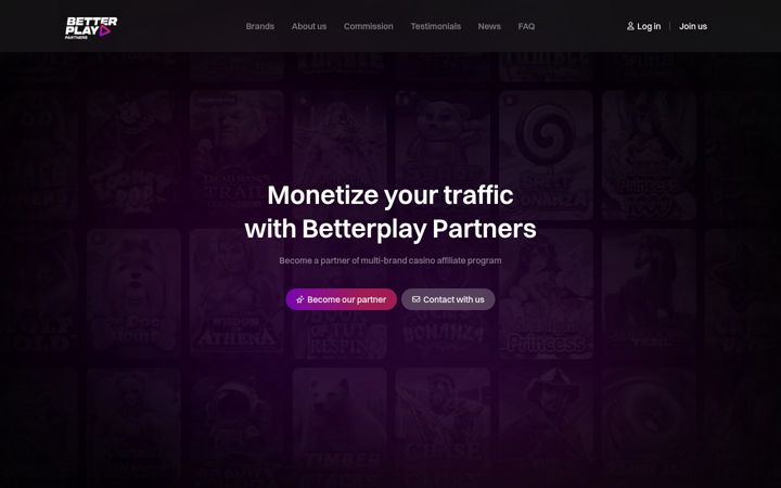 Screenshot of betterplay.partners