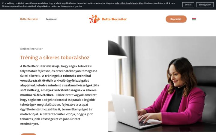 Screenshot of betterrecruiter.hu