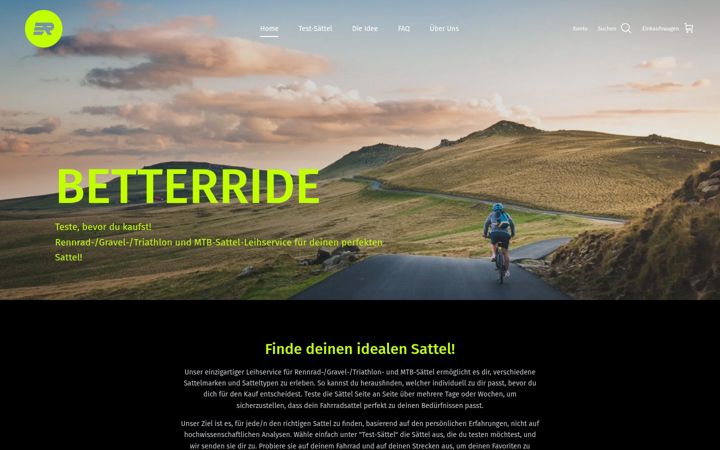 Skjermbilde av betterride.de