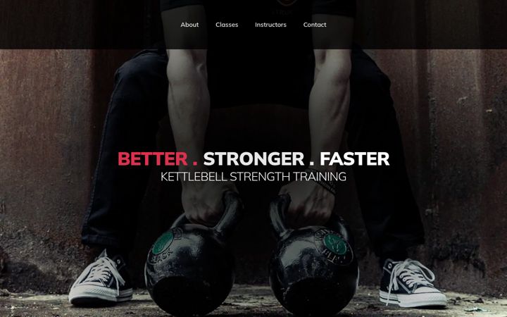 Screenshot of betterstrongerfaster.co.uk