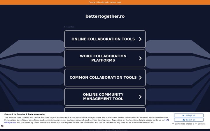 Screenshot of bettertogether.ro