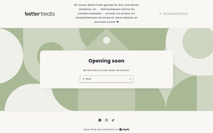 Screenshot of bettertreats.de