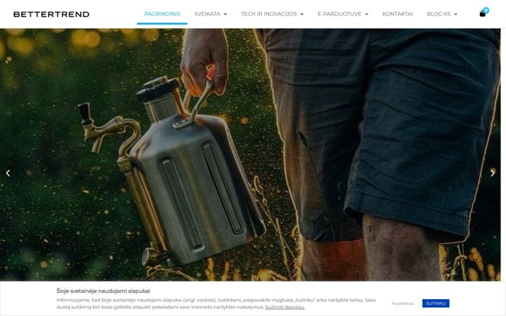 Posnetek zaslona bettertrend.lt