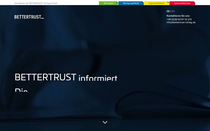 Skjermbilde av bettertrust-verlag.de