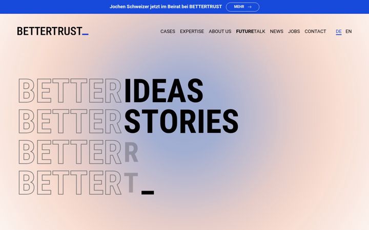 Screenshot of bettertrust.com