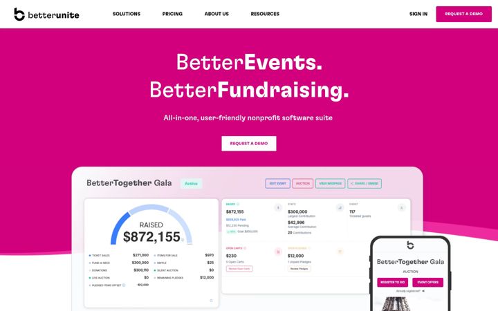 Screenshot of betterunite.com
