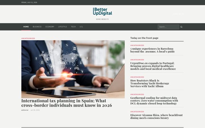Screenshot of betterupdigital.com
