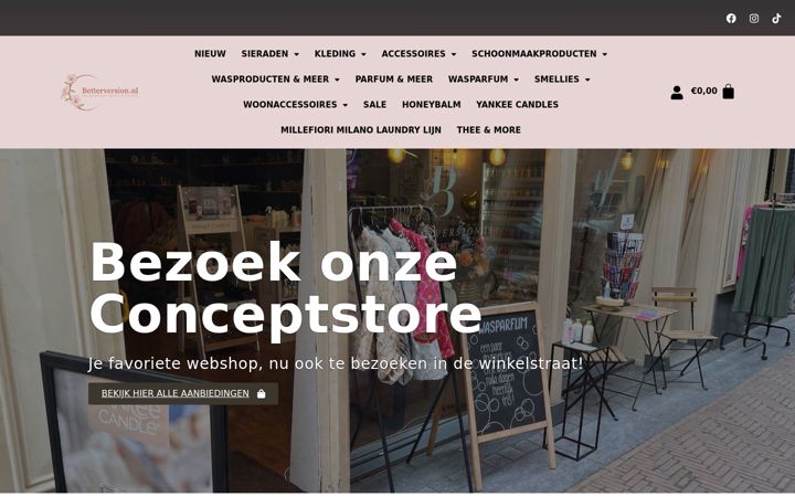 Skjermbilde av betterversion.nl