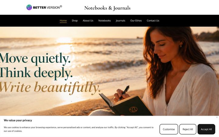 Screenshot of betterversionjournals.com
