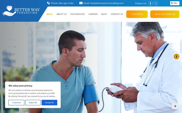 Screenshot of betterwayindustrieslabs.com
