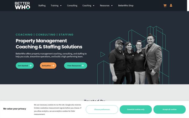 Screenshot of betterwho.com