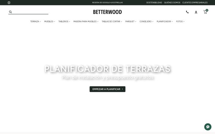 Screenshot of betterwood.ch