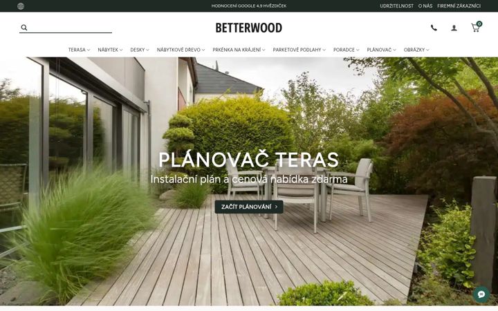 Zrzut ekranu betterwood.cz