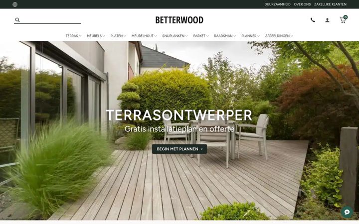 Skjermbilde av betterwood.nl