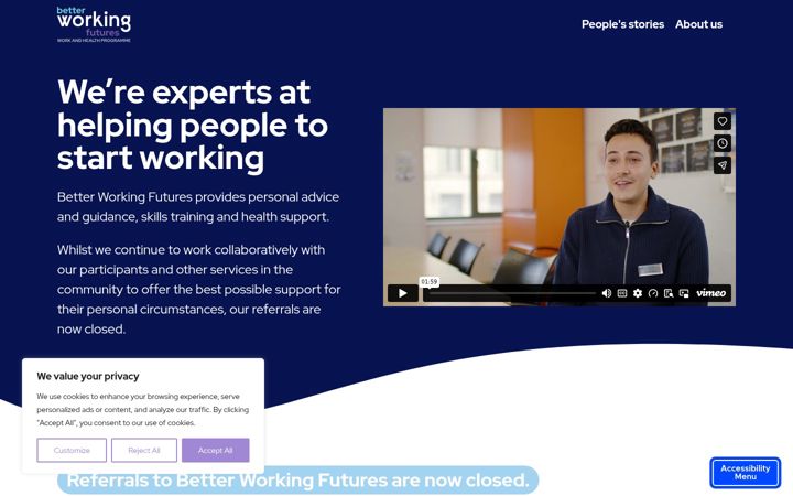 Screenshot of betterworkingfutures.co.uk