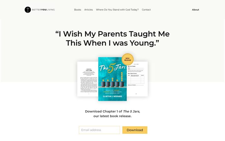 Screenshot of betteryouliving.com
