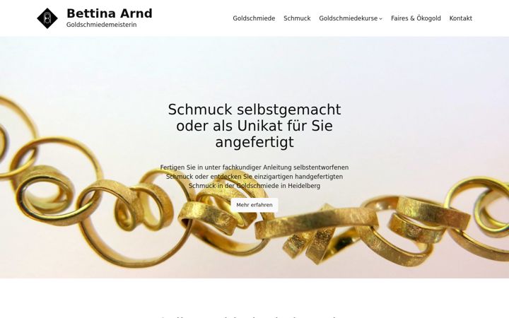 Screenshot of bettina-arnd.de