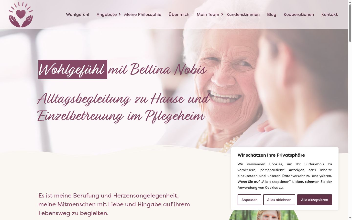 Screenshot tal-banner tal-kunsens muri qabel kwalunkwe interazzjoni