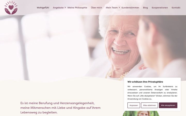 Screenshot of bettina-nobis.de
