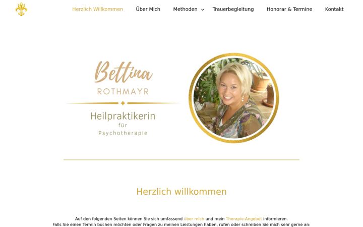 Screenshot of bettina-rothmayr.de
