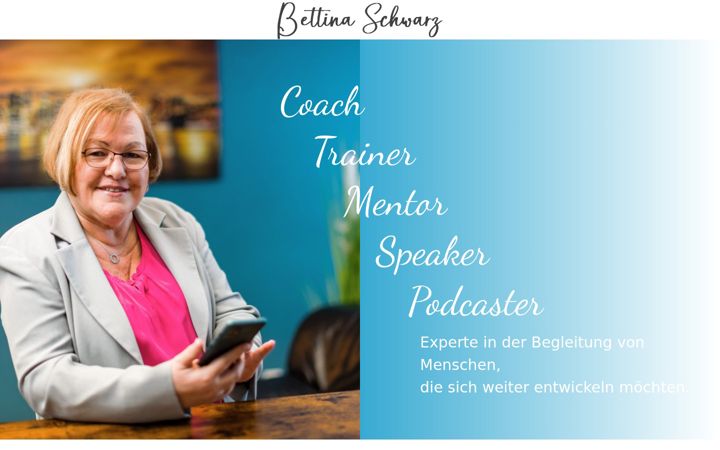 Screenshot of bettina-schwarz.com